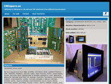 Tablet Screenshot of cncspare.se